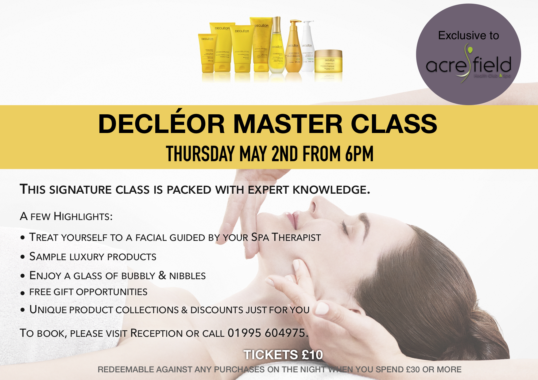 Decleor Master Class