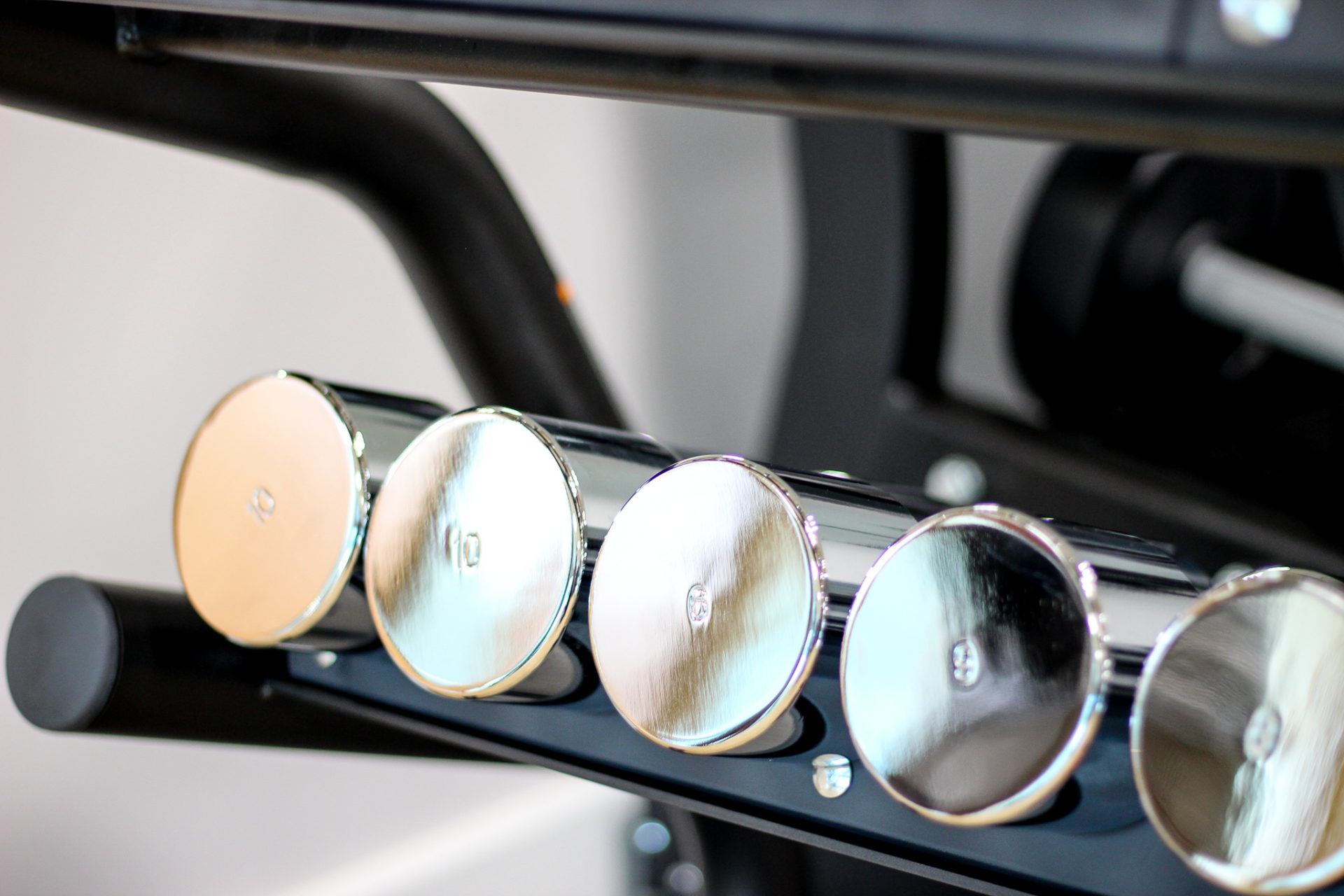 Free weights up close